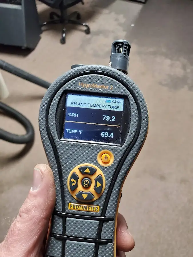 Moisture meter humidity assessment for Fire & Smoke Damage Restoration in North Decatur